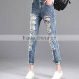 Zm35757a Summer New Pattern Jeans Pants Casual Damaged Denim Pants thumbnail-2