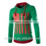 Hot Mens Long Sleeve Custom Print Couple Lover Hooded Sweatshirt thumbnail-3