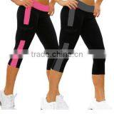 OEM Service 3/4 Length Tights Stretchable Spandex Fitness Leggings for Yoga, Running thumbnail-5