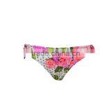 Young Girl Pink Floral Bikini Photos Bra Sexy Bikini thumbnail-3
