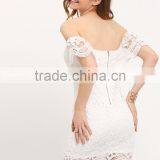 Runwaylover 5492 Hot Sale Ladies Sexy Ladies Slash Lace Dress thumbnail-2
