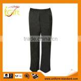 Casual Wear Long Length Black Breathable Elastic Band Trousers thumbnail-1