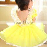 Wholesale Performance Wear Ballet -ballet Tutu for Girls- Yellow Skirt thumbnail-2