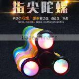 Wholesale Aluminum Metal LED Light Hand Spinner Fidget Hand Spinner With LED Light thumbnail-2