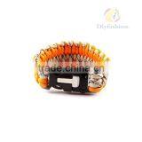 Fashion Best Paracord Bracelet With Paracord Charm Metal Buckle PC6012-8 thumbnail-3