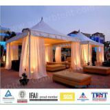 3m outdoor pop up orange solar tent with lining