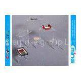 Plex Risers Rectangular Clear Acrylic Display Stands With Free Logo thumbnail-1