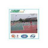 Outdoor Silicon PU Sports Flooring Stable Tennis Court Surfacing Materials