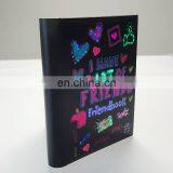 2017 Free Samples Hardcover a4 Szie Notebook Custom Printing With Led Light thumbnail-6