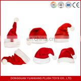 2016 Xmas Holiday red santa claus christmas plush hat