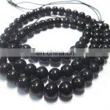 6mm Black Tourmaline Round Beads Loose Tourmaline Beads for Making Jewelry