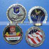 Hot Sale High Quality Custom Die Casting Soft Enamel USA Police Challenge Coin, Double Side 3D Collection Coin