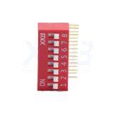 Manufacturers Supply Spacing 2.54mm Red Pin Vertical Dip Switch thumbnail-2