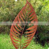 Leaf Metal Art Statue Corten Steel Sculpture thumbnail-1
