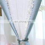 European and american style 100% polyester warp knitting home decor bedroom lace curtains