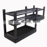 Customized Factory Wholesale Folding Shoe Rack With Metal Feet Legs and PVC Storage Foldable Stool for Entrance thumbnail-4