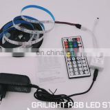 SMD5050 RGB 150LEDS 5M 44KEY controller with power adapter led strip kit light