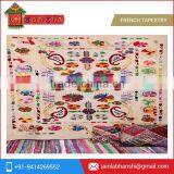 100% Cotton Fabric Unique Made French Tapestry thumbnail-1
