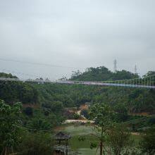 High Quality Glass Suspension Bridge Manufacturer Walking Suspension Bridge thumbnail-2