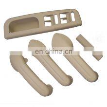 Free Shipping!For VW Golf MK4 Beige Interior Door Grab Handle Cover Switch Bezel Trim 5pcs New thumbnail-1