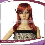 Short Smooth Women Brown Synthetic Hair Wigs thumbnail-1
