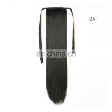 New Japanese Style Strap Women's Straight Pixie Wig Matte Silk Long Straight Wig Hair Ponytails Girls Makeup Accessories thumbnail-2
