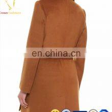 European Style Fashion Design Solid Color Women Long Cardigan Coat thumbnail-2