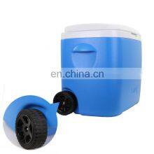 Пластиковая современная переносная тележка - холодильник для бутылок, подходящая для походов, кемпинга и других видов активного отдыха на открытом воздухе thumbnail-3