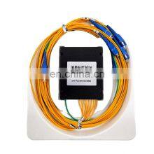 FTTB/FTTH SC/APC Connector ABS Box 1*8 Plc Splitter Box