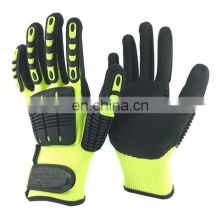 HUAYI Shockproof Gloves TPR Driving Fashion Motorcycle Full Finger Sport Gloves Comfortable Riding Gloves