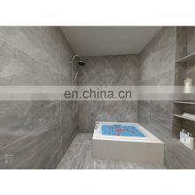 factory stock non slip tile  matt grey  tile bathroom wall tile design
