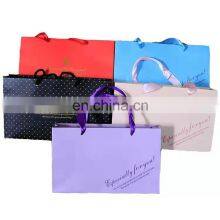 Professional Customization Print Handle Gift Paper Bag for Boxes Clothing thumbnail-1