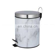 Popular Hot Selling Hotel Room Simple Design 3L5L12L Stainless Steel Garbage Bin Strong Pedal Waste Bin