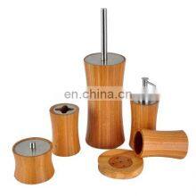 Different Styles Bamboo Bathroom Accessory Set Hot Sales Bathroom Accessory Set Bamboo Cost-effective Bamboo Bathroom Set thumbnail-4