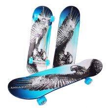 Customized Graphic Plastic Cruiser 28inch Double Kick Surf Longboard Skateboard thumbnail-4
