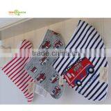 Top Grade 100% Cotton 3pcs Set/lovely Bandana Bibs/new Baby Bibs thumbnail-3