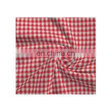 High Quality Summer Women Check Seersucker Shirt Dress Fabric thumbnail-1