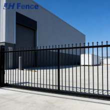 High Security Tubular Steel Fencing for Photovoltaic Power Station Protection thumbnail-3