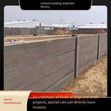 Prefabricated Concrete Fence Panels, Precast Cement Assembled Barriers for Construction Sites, Land Enclosures in Rural Construction, Isolation Fences thumbnail-4