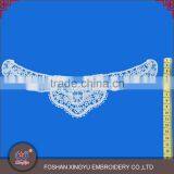 Cheap & Hot Selling Promotion Crochet Cotton Neckline Designs With Mesh Embroidered Pattern thumbnail-2