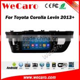 Wecaro WC-TC9002L android 5.1.1 car dvd gps for toyota levin 2014 -2016 car gps navigation system Bluetooth WIFI 3G Playstore