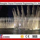 Large Outdoor digital musical fountain in the sea, high fountains