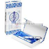 HOT! Porcelain White Blue Fountain Pen Chinese Culture Dragons Phoenix 18kgp Nib M With Push in Style Ink Converter(free Sample) thumbnail-1