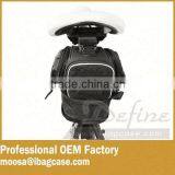 Black Clip-On Expandable Bicycle Saddle Seat Bag thumbnail-2