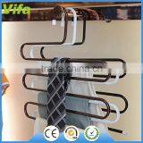 Multi-Purpose Metal Magic Pants Hanger Closet Hangers Space Saver Storage Rack for Hanging Jeans Scarf Tie thumbnail-2