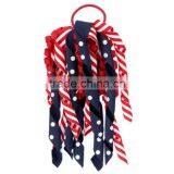 Factory OEM ODM July 4th Festival Children Girls UVOGUE Ribbon Curly Hair Bands Accessories thumbnail-3