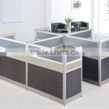 Modern 4 Person Desk L Shaped Office Table Partition (SZ-WSB436)