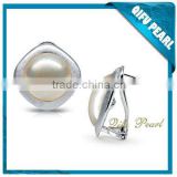 925 Silver Pearl Clip Earring