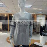 Women Crew Neck Long Sleeve Jersey Knit Cardigan Sweater2016 Fall/winter Viscose/nylon/wool thumbnail-4