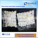 2015 good service for surgical disposable swab balls